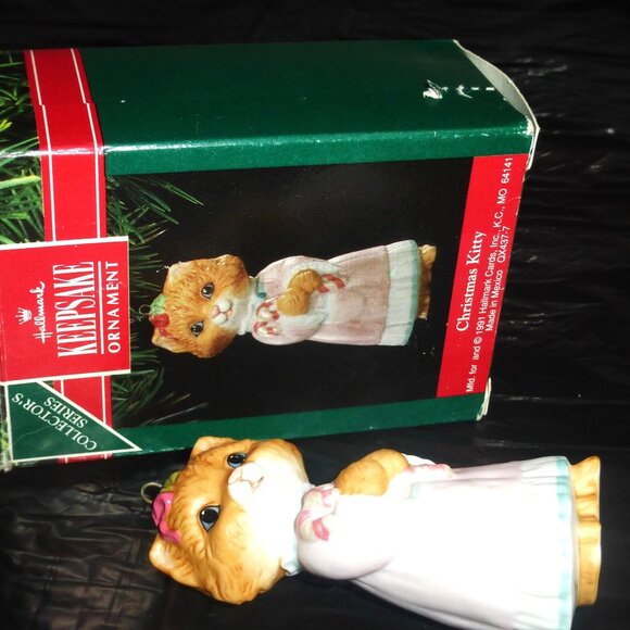 Hallmark Keepsake Ornament CHRISTMAS KITTY Final In Series Christmas - Picture 2 of 8